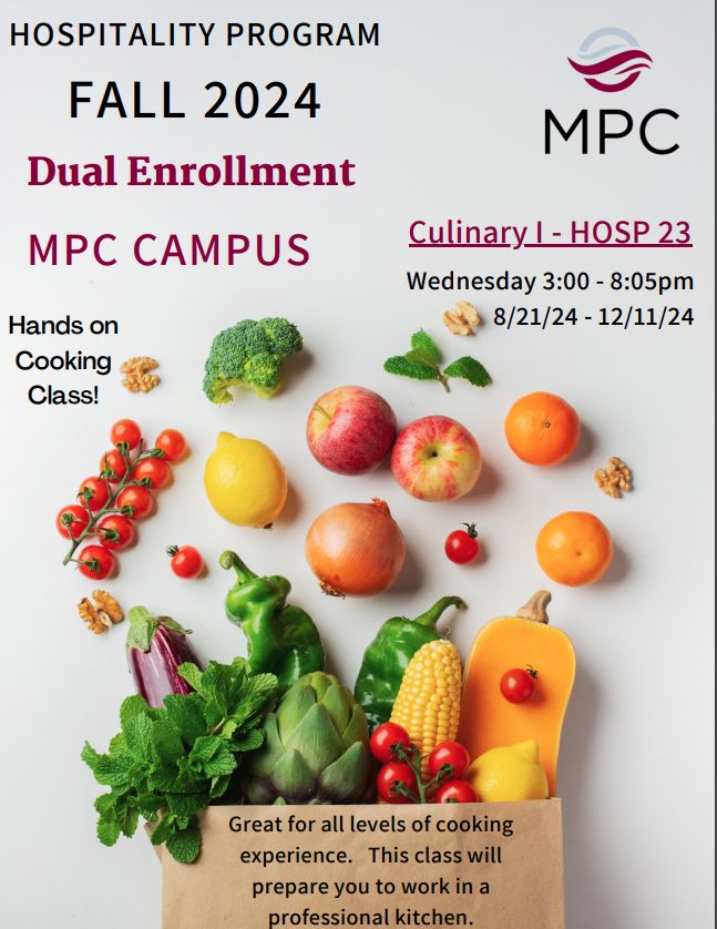 MPC Dual Enrollment Course - Culinary